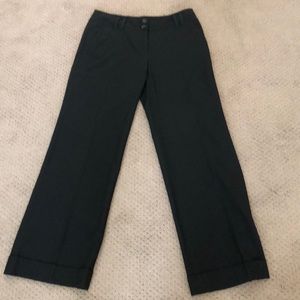 Michael Kors black slacks w/ cuffed pant leg
